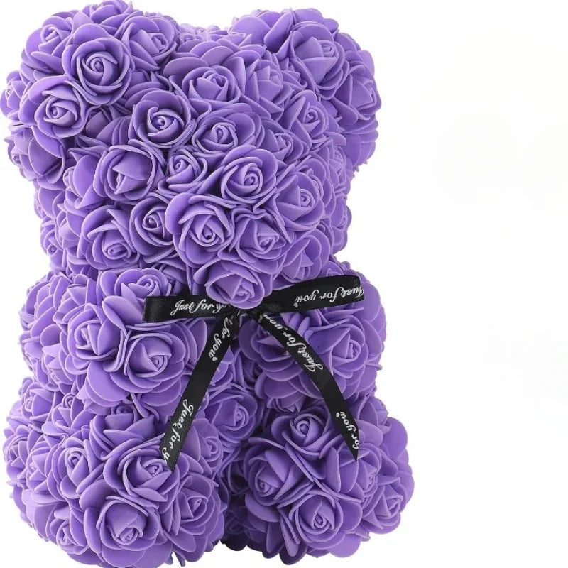 LED Rose Teddy Bear