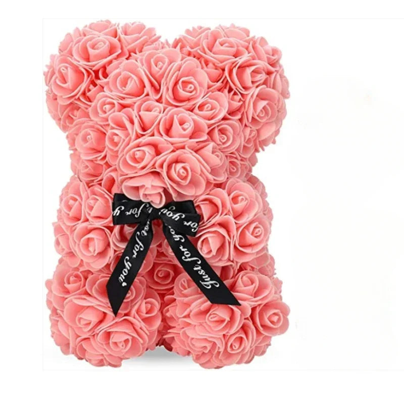 LED Rose Teddy Bear