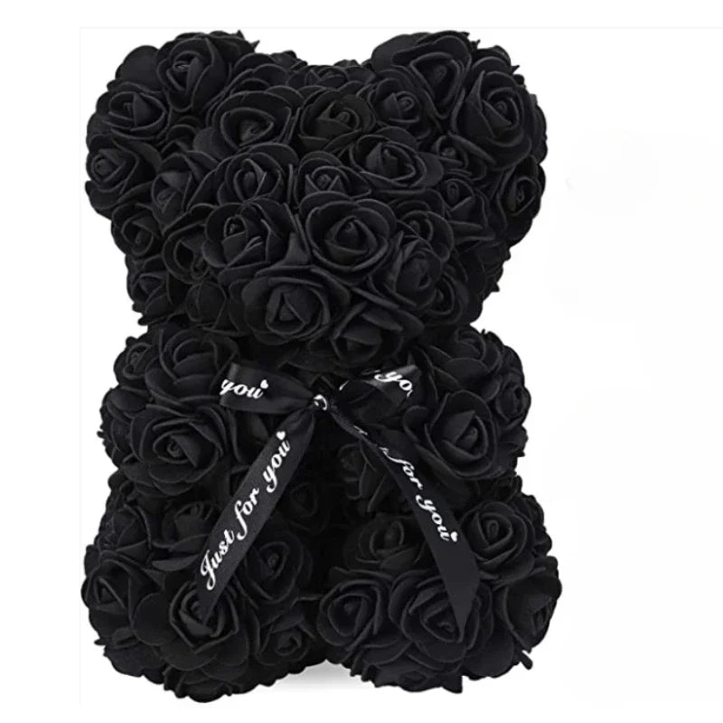 LED Rose Teddy Bear